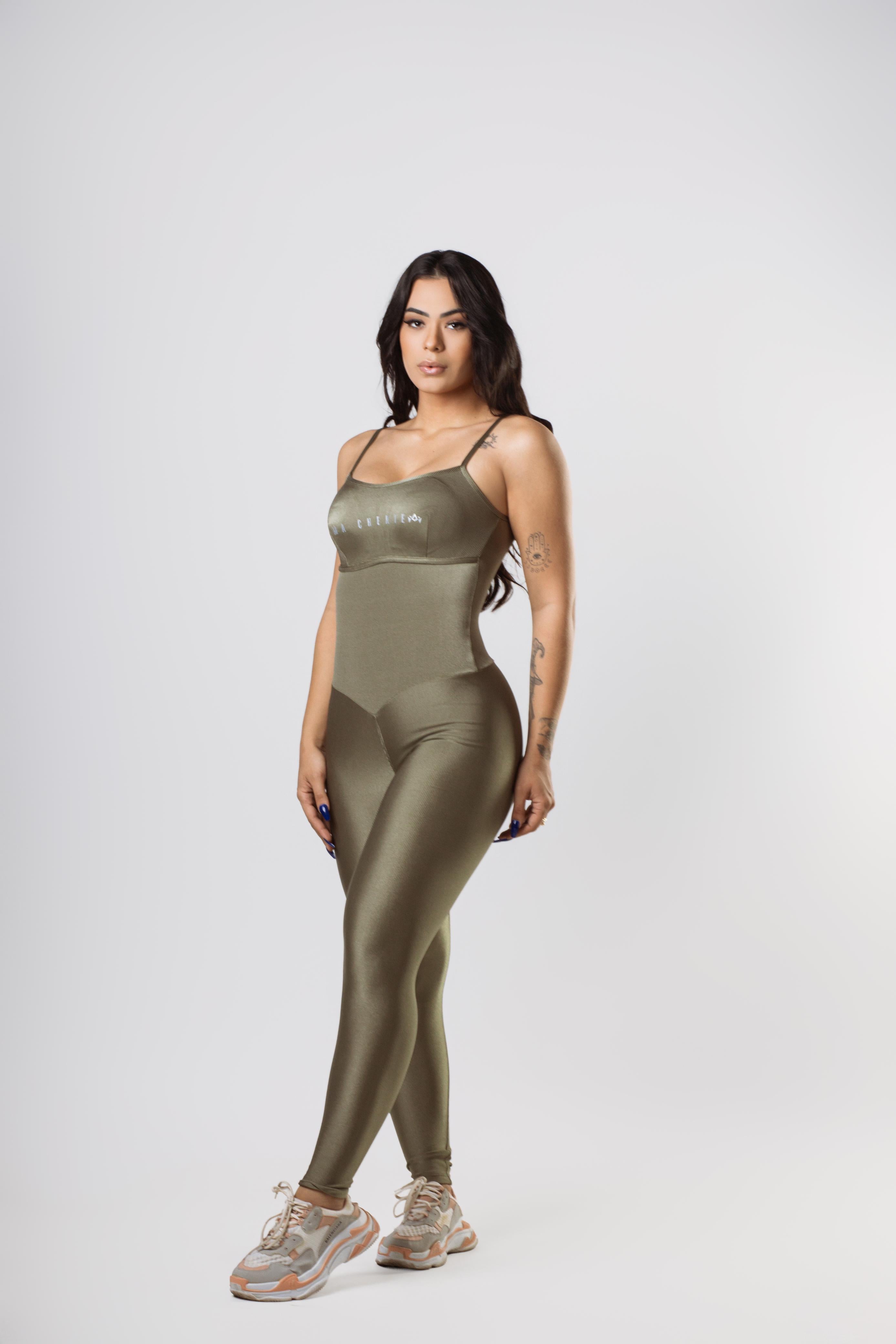 Macacão Brando - Olive Green