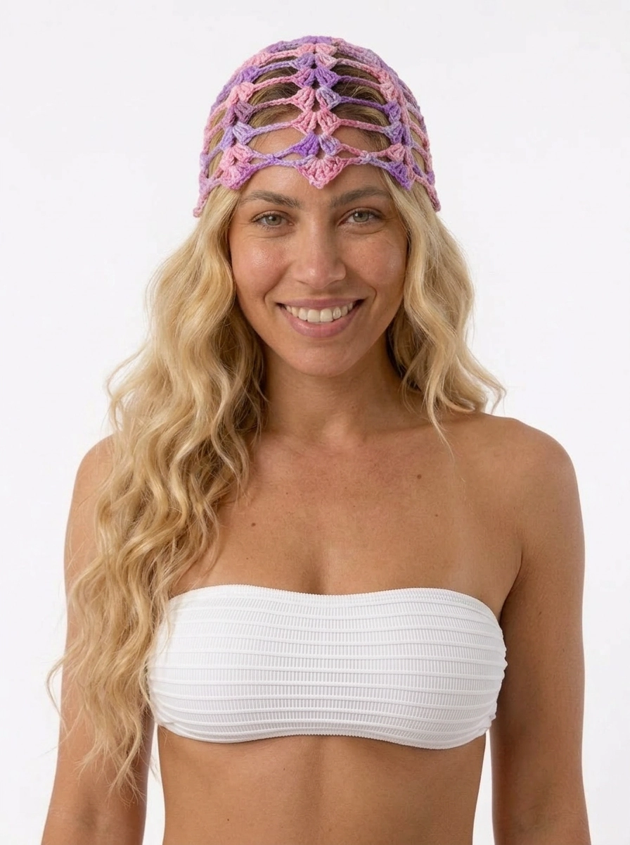 Crochet headpiece